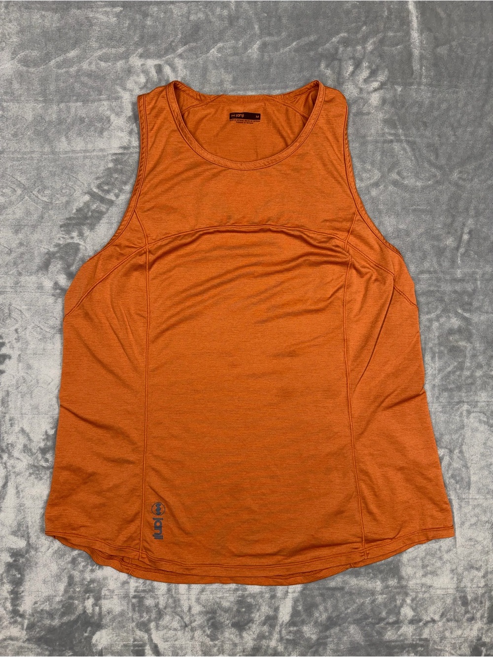 Janji Orange Women's Run All Day Athletic Tank Top